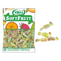 Gommes au goût de fruits Softfruit - Vidal - 1 kg