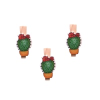 Pince à fleurs Cactus 4,8 cm - 3 pcs.