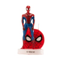 Bougie d'anniversaire de Spiderman de 9 cm - 1 unité