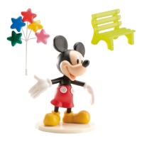 Décoration pour gâteau Mickey Mouse - 3 unités