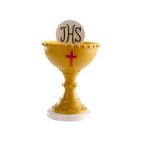 Figurine pour gâteau de Ma Première Communion calice - 11 cm