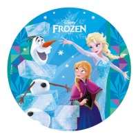 Gaufrette comestible de Frozen glace de 20 cm