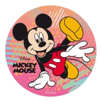 Feuille comestible de Mickey Mouse de 20 cm