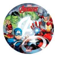 Gaufrette comestible des Avengers de 20 cm