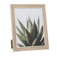 Cadre pour photo de 20 x 25 cm Cactus Naturel