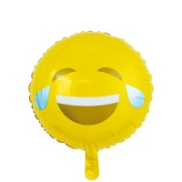 Ballon Emoji riant de 46 cm