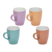 Tasses de 360 ml pastel assorties - 4 unités