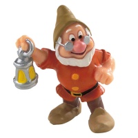 Figurine pour gâteau du Sage, le nain de Blanche-Neige de 7 cm - 1 unité