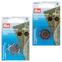 Bouton magnétique à coudre en forme de fleur de 2,5 cm - Prym - 1 unité