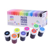 Ensemble de colorants en pâte de 25 gr - PME - 8 unités