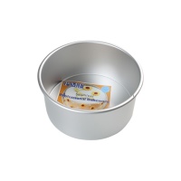 Moule rond extra profond en aluminium de 15 x 15 x 10 cm - PME