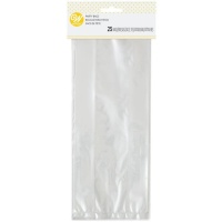 Sac plastique transparent pour bonbons - Wilton - 25 unités