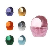 Capsules pour cupcakes métalliques - House of Marie - 24 unités