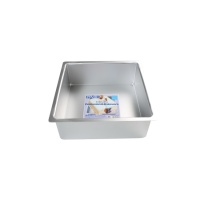 Moule carré profond en aluminium de 10 x 10 cm - PME