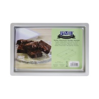 Moule rectangulaire pour brownies en aluminium de 30,5 x 20,5 x 2,9 cm - PME