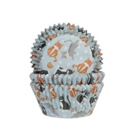 Capsules pour cupcakes avec motif de chats - House of Marie - 50 unités