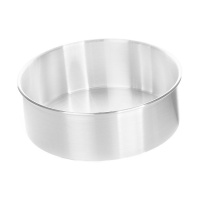 Moule rond extra profond en aluminium de 18 x 18 x 10 cm - Pastkolor