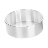 Moule rond extra profond en aluminium de 30 x 30 x 10 cm - Pastkolor