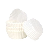 Capsules pour cupcakes blanches - Pastkolor - 30 unités