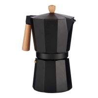 Cafetière italienne 12 tasses avec poignée en bois - Kinvara