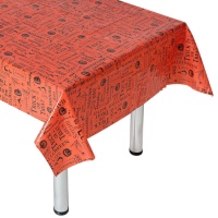 Nappe orange de Halloween de 2,40 x 1,20 m