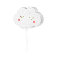 Piñata 3D nuage joyeux - 50 x 32 x 9 cm