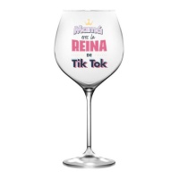 Verre à vin de 415 ml Maman Tik Tok - DCasa