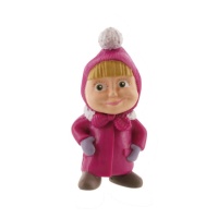 Figurine pour gâteau de Masha en hiver de 6,5 cm - 1 unité