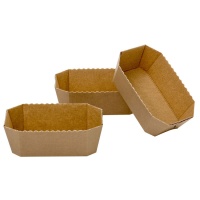 Moules rectangulaires jetables pour pain de 15,3 x 8,8 x 6 cm - Decora - 5 unités