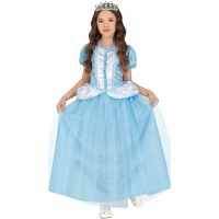 Costume de princesse de fantaisie bleue pour fille