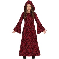 Costume de style gothique rouge pour enfant