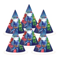 Chapeaux PJ Masks - 6 unités