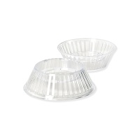 Support transparent pour oeufs de 250 g - Decora - 10 unités