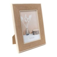 Cadre pour photo 10 x 15 cm Naturel Bicolore