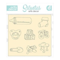 Carton bois pour bébés - Artis decor - 8 unités