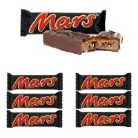 Mars au chocolat au lait et caramel - 6 unités