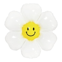 Ballon marguerite souriante de 50 cm