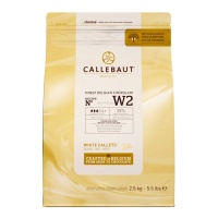 Gouttes à fondre de chocolat blanc de 2,5 kg - Callebaut