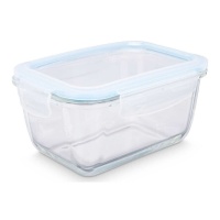 Boîte de conservation de 950 ml en borosilicate rectangulaire