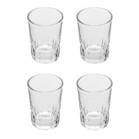 Verre de 100 ml coupé - 4 unités