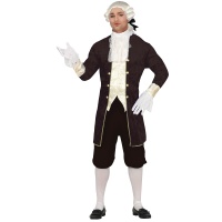 Costume d'époque marron pour homme