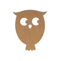 Silhouette MDF 15 cm | Hibou