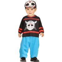 Costume de joueur de hockey sinistre pour bébé