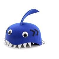 Coiffe de requin bleu de 59 cm