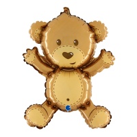 Ballon en forme d'ours en peluche de 36 cm - Grabo