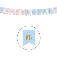 Guirlande Fille ou Garçon pour baby shower - 3,00 m