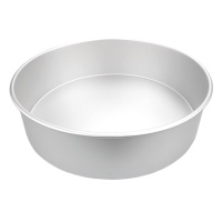 Moule rond en aluminium de 35,5 x 35,5 x 10 cm - Decora