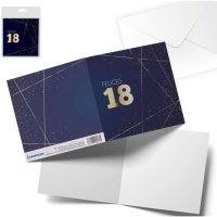 Carte d'anniversaire Joyeux 18