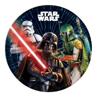 Assiettes Star Wars Galaxy de 23 cm - 8 unités