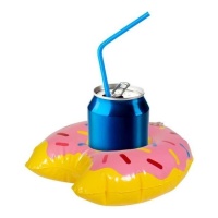 Sous-verre gonflable en forme de donuts de 5 x 17 cm